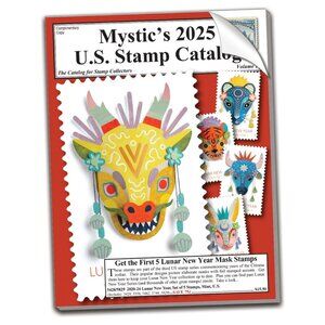 Mystic's U.S. Stamp Catalog Stamp Collectors Philately Philatelist Book United S
